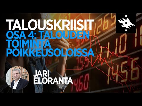 Talouden toiminta poikkeusoloissa, Jari Eloranta - Talouskriisit luentosarjan osa 4