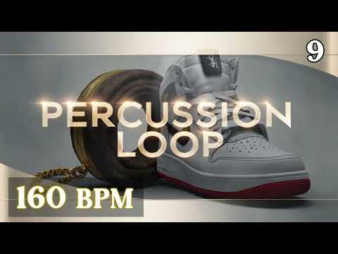 [FREE Percussion Loops] 160 BPM Hip Hop 9 - Free Stock Drums, Samples, Loops, One Shots, Presets