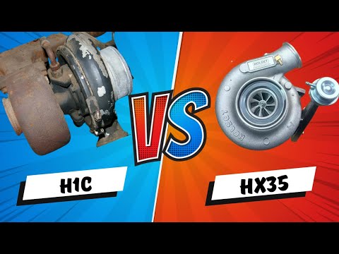 VE 89-93 CUMMINS H1C VS HX35 DYNO TEST