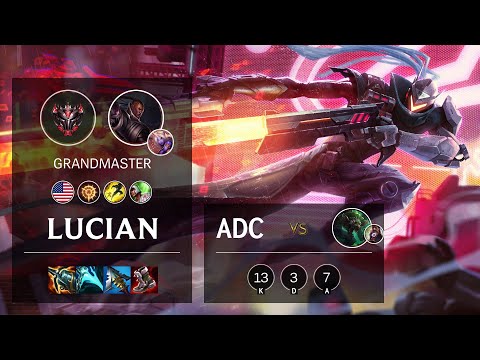 Lucian ADC vs Twitch - NA Grandmaster Patch 11.12