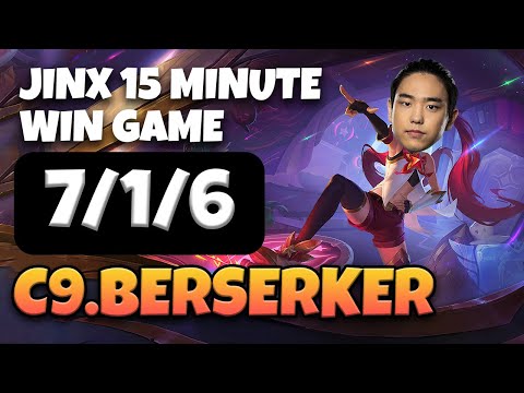 C9 BERSERKER vs APHELIOS [ ADC ] NA Grandmaster Patch 13.13 ✅