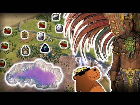 Civ 6 | PACAL RETURNS With An EPIC God Start!!! – (#1 Deity ++ Modded Mayan Civilization VI)