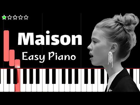 Emilio Piano ft. Lucie - Maison | EASY Piano Tutorial