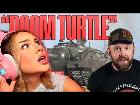 Finnish Girl Reacts to The Doom Turtle - America's Only Super Heavy Tank
