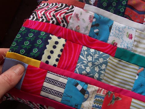 My First Quilt - a scrappy random affair!