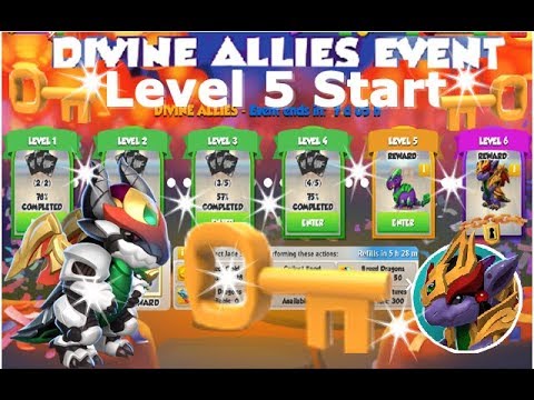 Divine Allies Event-Dragon Mania legends |  Divine Event Level 5 Start | Castle Event | DML