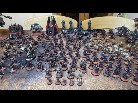 Warhammer 40000 army showcase, 10000 points of Dark Angels