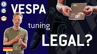 Legales VESPA tuning mit Gutachten 🛵📃 | Produktlinie SIP legal {deutsch}