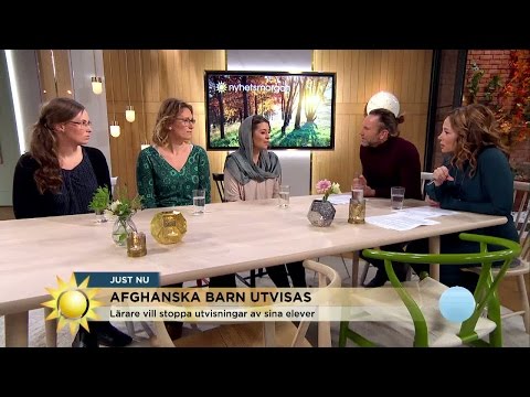 Afghanska barn utvisas: "En utvisning skapar stor oro i skolan" - Nyhetsmorgon (TV4)