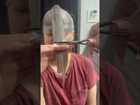 WOLF CUT ON MY MOM!!!! how do you think i did?!!!