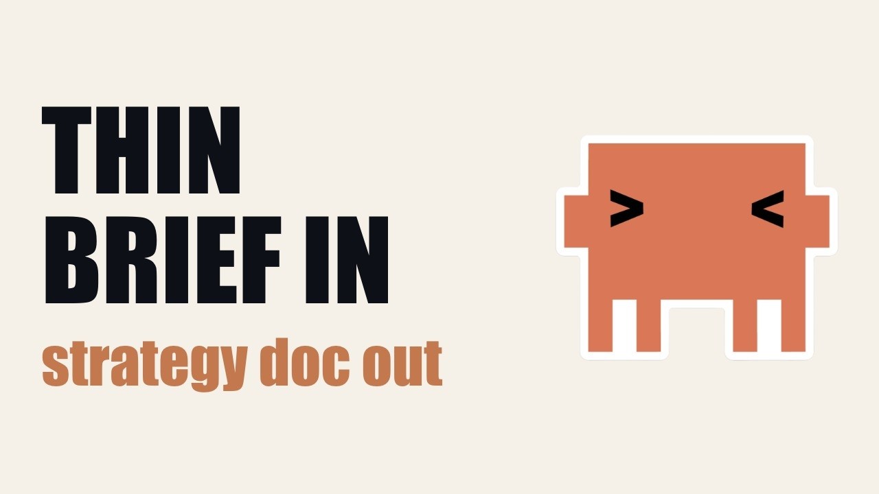 I Built an AI Agent That Turns Vague Client Briefs Into Full Strategy Documents