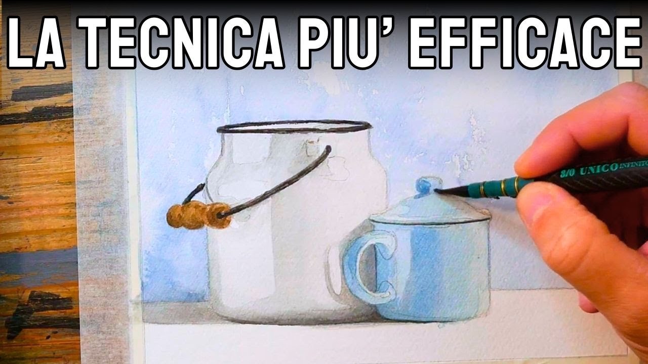 La tecnica dell'acquerello più efficace per dipingere qualsiasi cosa