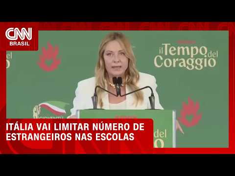 Itália vai banir véus em escolas e limitar alunos estrangeiros, diz Meloni | CNN AGORA