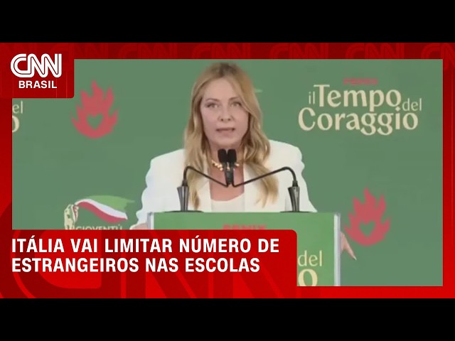 Itália vai banir véus em escolas e limitar alunos estrangeiros, diz Meloni | CNN AGORA