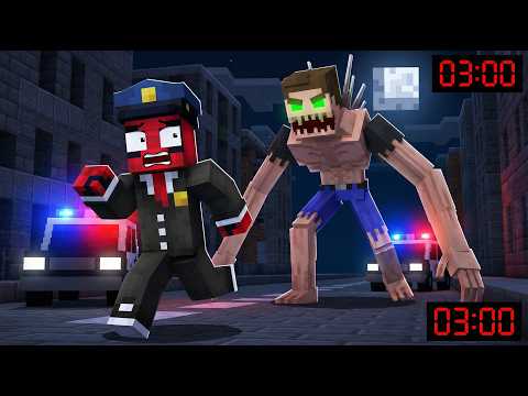 Gece 3'te Polis Olursanız Ne Olur? - Minecraft