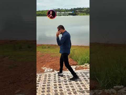 Estou no acesso ao lago doCondomínio Aquarius no Lago Corumbá 4 em Alexânia/GO