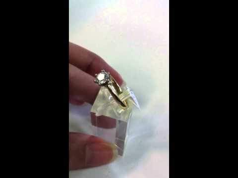 ROUND CUT DIAMOND ENGAGEMENT RING - 0.51 carats E VS2 EGL CERTIFIED & VALUATION OF $4850