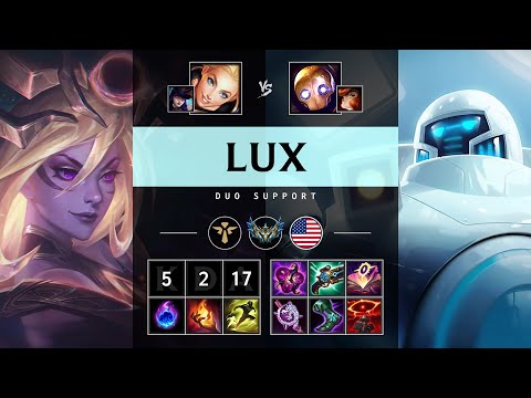 Lux Support vs Blitzcrank - NA Challenger Patch 25.07