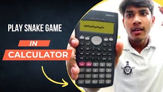 How to play snake game on calculator
