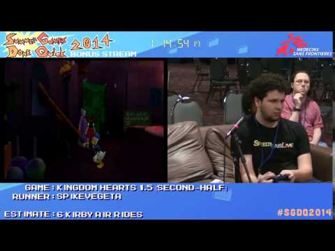 SGDQ 2014 Bonus Stream - Game 24 - Kingdom Hearts 1-5