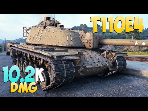 T110E4 - 5 Kills 10.2K DMG - Best fight! - World Of Tanks