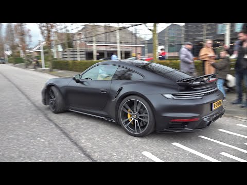 Porsche 992 Turbo S with Akrapovic Titanium Exhaust System! Engine Start Up, Revs, Accelerations!