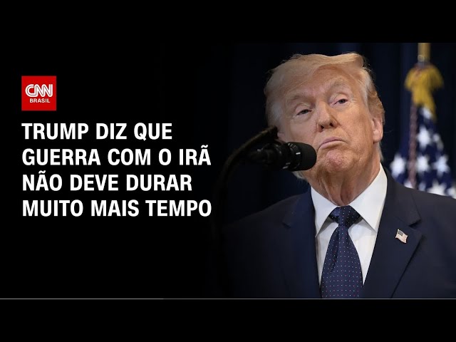 Guerra com o Irã não deve durar muito mais tempo, diz Donald Trump | BASTIDORES CNN