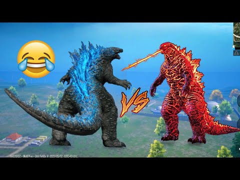 Blue Godzilla Vs Red Godzilla 😱🤪 | PUBG MOBILE FUNNY MOMENTS