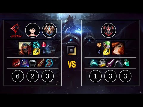 GRF Naehyun Zed vs Miss Fortune Bot - KR Challenger Patch 10.11