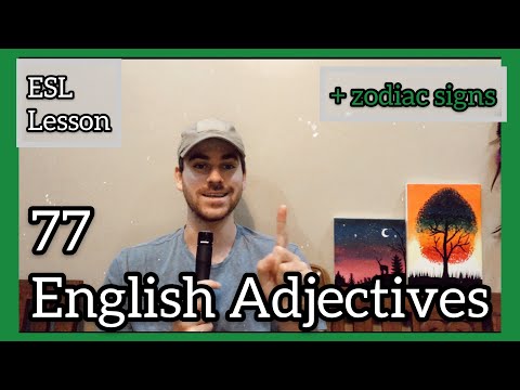 Zodiac Signs in English + 77 Adjectives to Describe Them - ESL English - Beginners and Intermediates