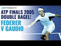 Federer v Gaudio 2005: The Only Double Bagel in ATP Finals History!