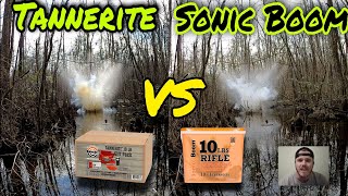 Tannerite vs. Sonic Boom (Part 2 - Water test)