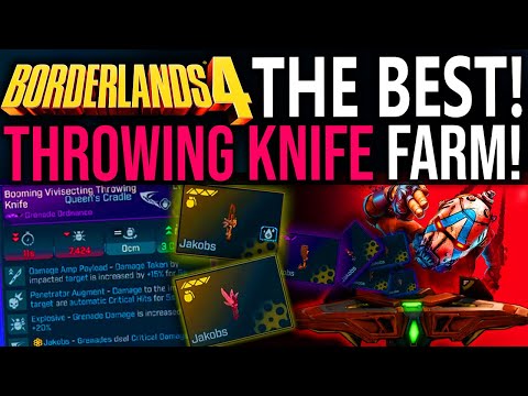 Borderlands 4: Best Throwing Knife Farm! (Penetrating Augment!)