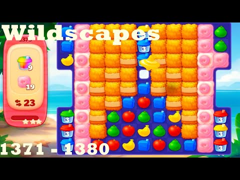 Wildscapes Level 1371 - 1380 HD Walkthrough | 3 - match game | gameplay | android | ios | pc | app
