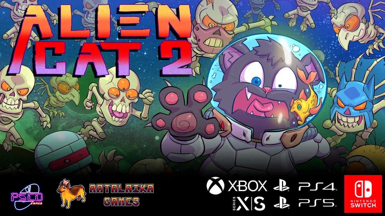 Alien Cat 2 Retro Collection sfida mostri e cloni su console dal 19 giugno