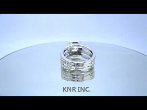 ASSCHER & ROUND DIAMOND ENGAGEMENT RING 2.78CTW 18K - KNR INC - 0.6