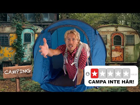 JAG BOR PÅ SVERIGES SÄMSTA CAMPINGPLATSER