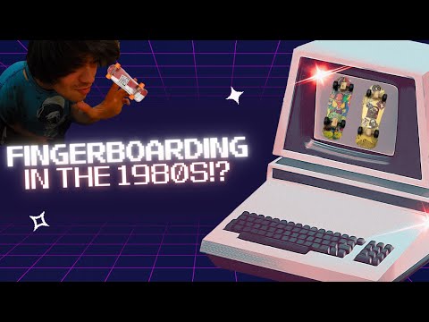 History of Fingerboarding Before Tech Deck | Fingerboards in the 1980s?
