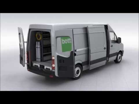 Bott VARIO van racking CGI