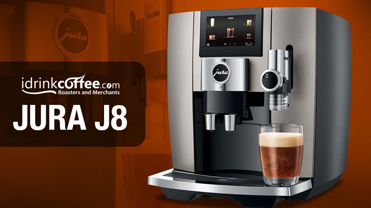 Jura J8 Super Automatic Espresso Machine - Midnight Silver video