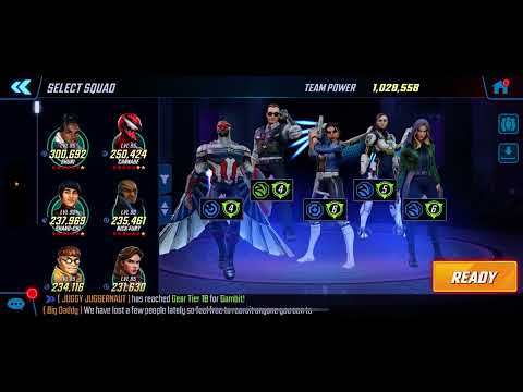 Quick rumble blitz. New recruits. Marvels strike force