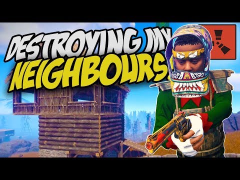 FORCING MY NEIGHBOURS TO PAY TAXES! - Rust Solo Survival Gameplay