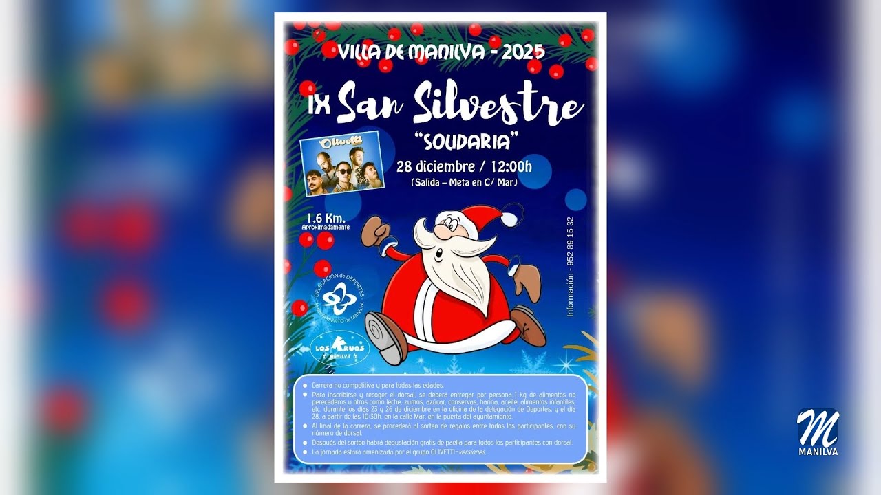 El 28 de diciembre celebramos la San Silvestre Solidaria