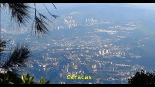 preview picture of video 'View of Caracas & Caribbean Sea from Avila Mountain'