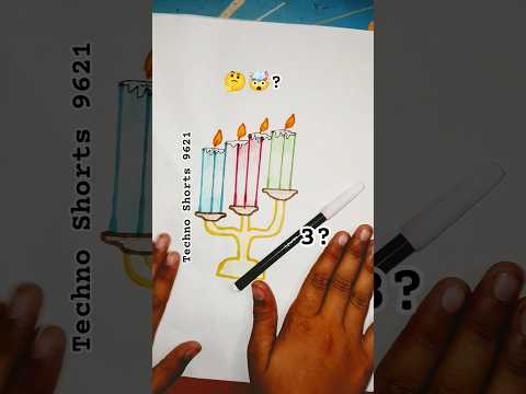 #How is this possible...????😱🤔🤯?#3 or 4 Guess🙀 why 🤔?#viral #drawing #art #Techno Shorts 9621