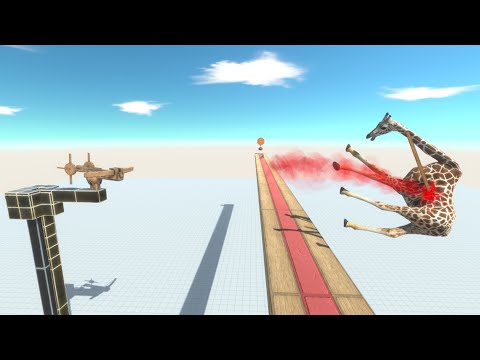Giant Ballista Challenge In a straight path - Animal Revolt Battle Simulator
