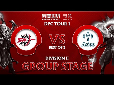 Sparking Arrow Gaming vs Aster.Aries Game 1 (BO3) | DPC China Tour 1 : Division II
