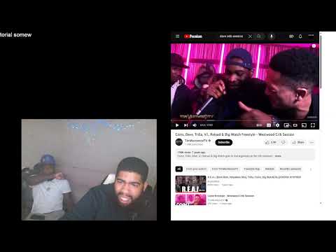 Coinz, Dave, Trilla, V.I., Reload & Big Watch freestyle - Westwood Crib Session|Reaction
