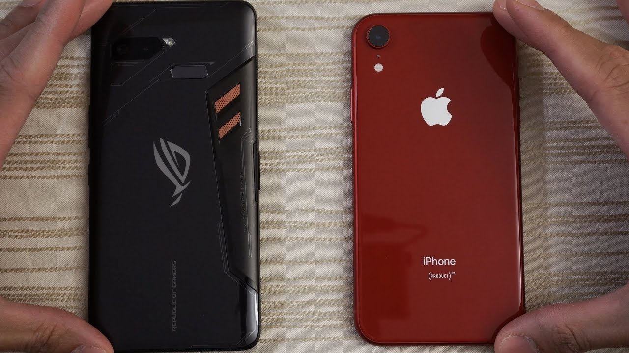 Asus ROG Phone vs iPhone XR - Speed Test!