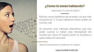 Ps  Berenice de Vargas - Como tu estás hablando